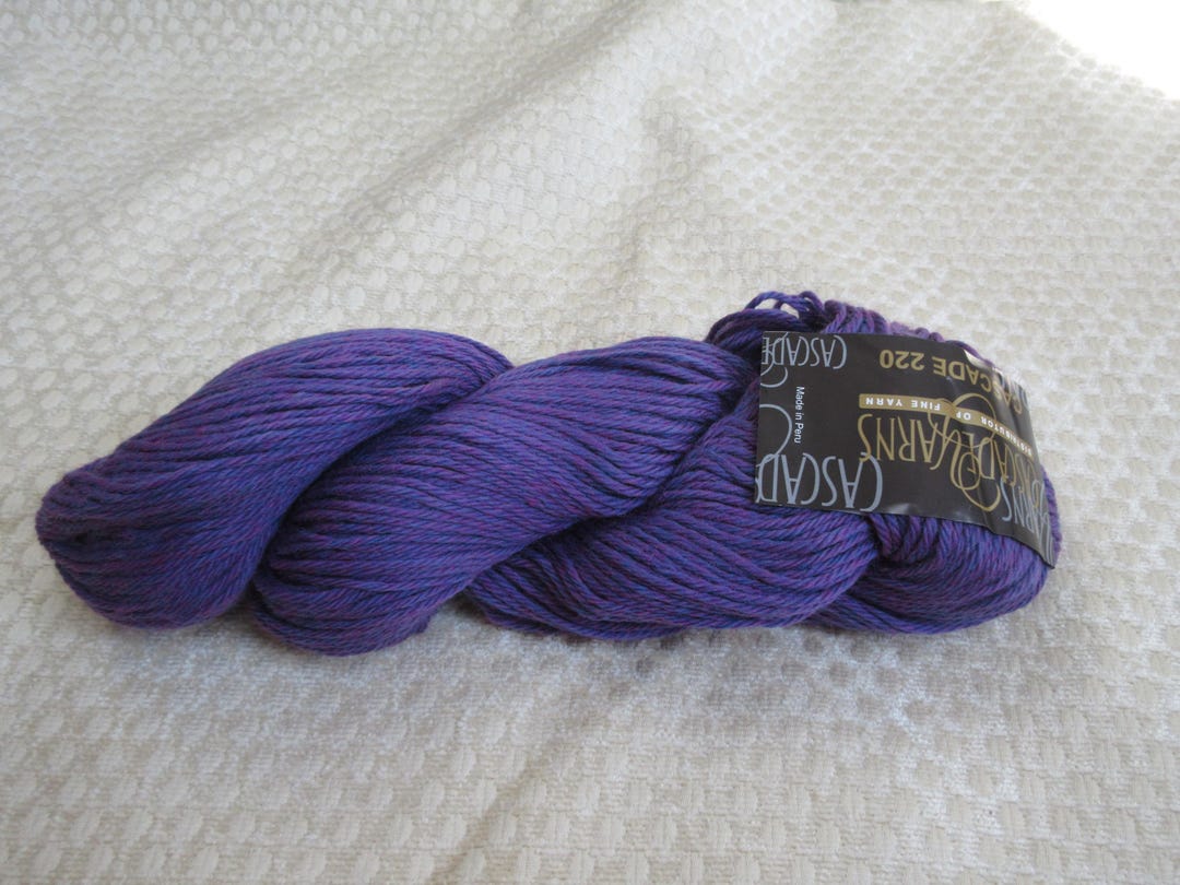 Cascade 220 Feltable Yarn, Color Amythyst (heather) 8 Skeins. FREE ...