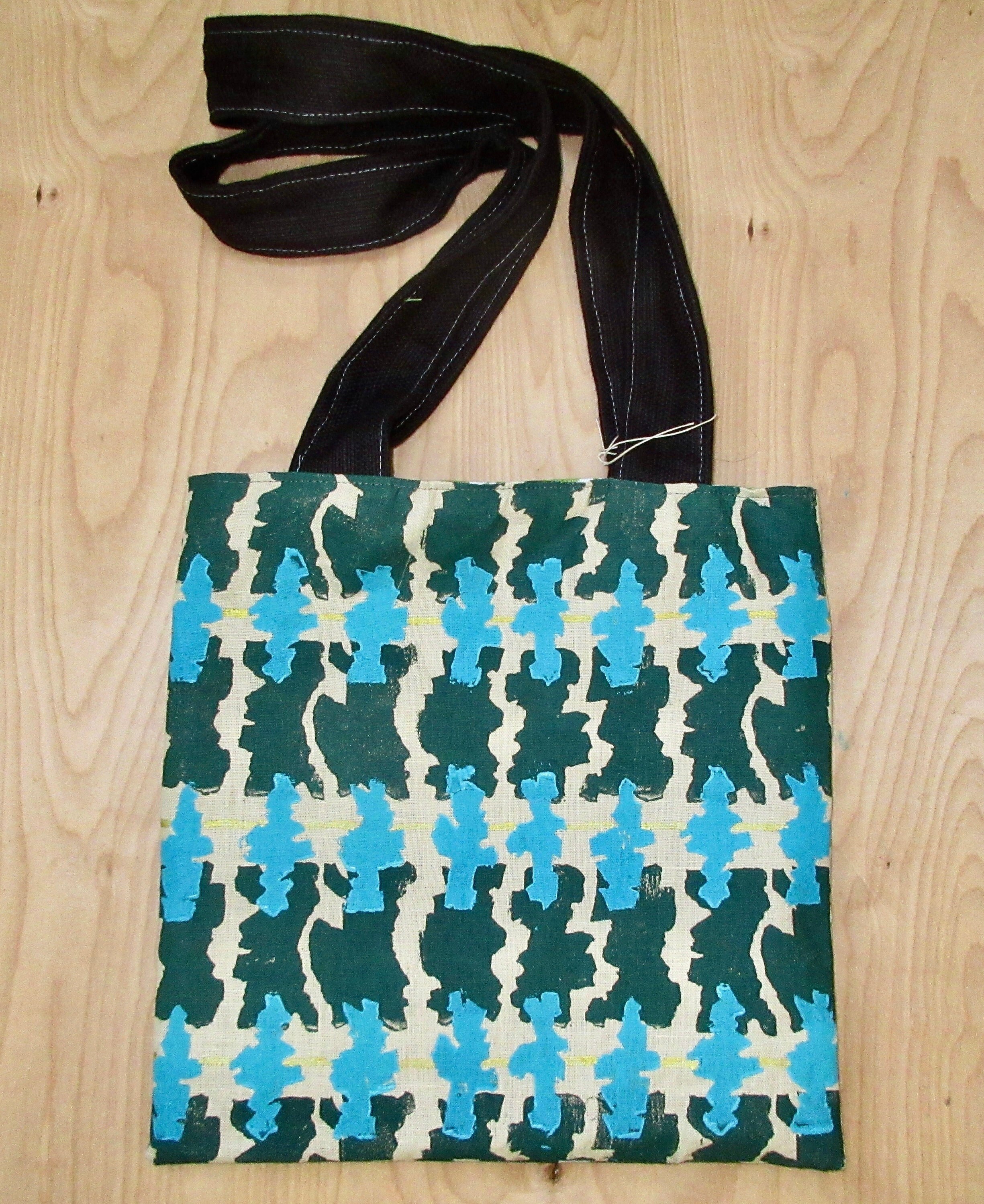 Hand Block Printed Quilting Shoulder Bag 【custom order】 – MOJORA