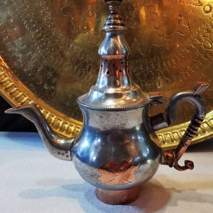 Teapot , Sahraoui Teapot Tafilalet Sothern Morocco , Tuareg Berber Teapot Tuareg Teapot Mauritanian , Antique Old Tuareg Teapot