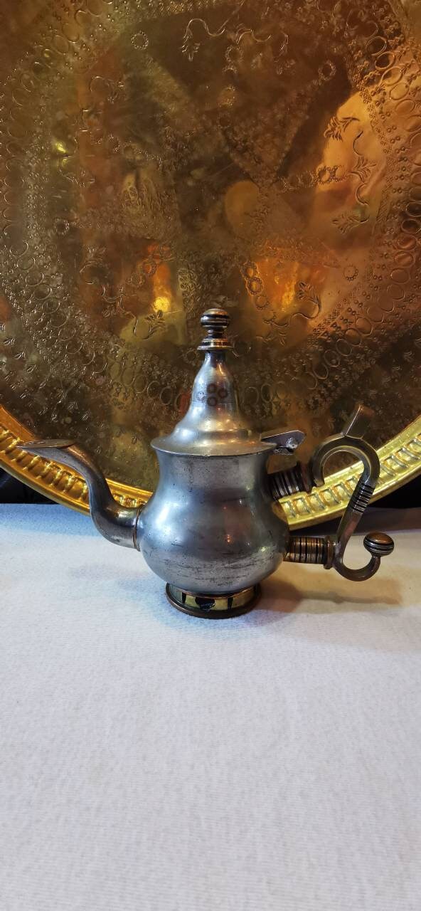 Moroccan Teapot , Sahraoui Tafilalet Sothern Morocco Tuareg Berber Mauritanian Antique Old Teapot