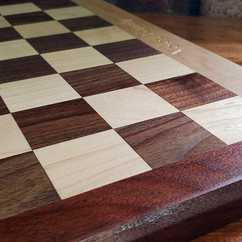 Personalized Checker Set Handmade, Wood Checker Board, Checker Board ...