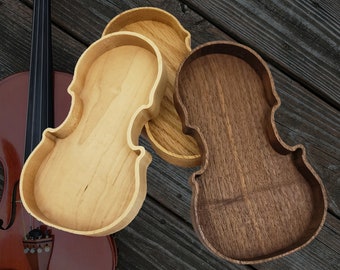 Violin Valet Tray, Catch All, Gift for Musician, Orchestra Gift, Wooden Catch All Tray, Bedside Tray Organizer, Music lovers Valet