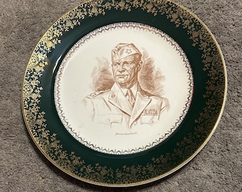 Assiette General Eisenhower de 10 po.