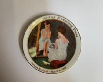 Norman Rockwell&#39;s Girl bij the Mirror