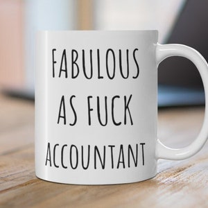 Accountant Gifts, Christmas, Birthday, Accountant Girl Gifts, Accountant Mug, Funny Accountant Gift, Secret Santa gift for her,