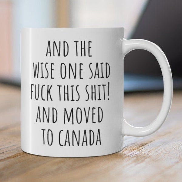 Moving to Canada Gift, Relocating to Canada Gift, Canada Mug, Co-worker relocation present, Moving away gift, Immigrating to Canada