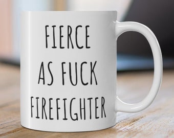 Funny Firefighter Mug: Novelty Gift for Firefighter Dad