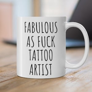 Tattoo Artist Mug, Tattoo Artists Gifts for Women, Gift for Tattoo Artist, Funny Tattoo Artist, Worlds Best Tattoo Artist, Thank you gift