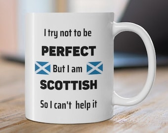 Scottish Gifts, Scottish Mug, Gift for Scot, Scottish Neighbor Gift, Scottish Co-worker Gift, Scotland, Funny Gift