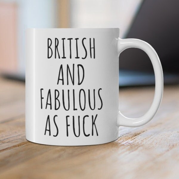 British gift, gift for British women, British Friend Gift, British Mug, British Cup, Funny British, Proudly British, Gifts for women