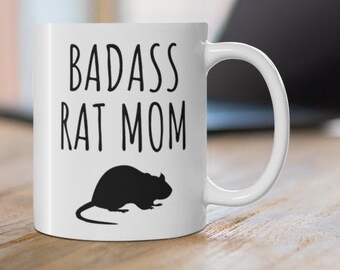 Rat Mom Coffee Mug: Funny Rat Lover Gift