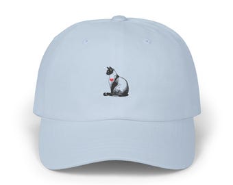 Siamese Cat Gifts, Embroidered Hat, Siamese Cat Mom Cap