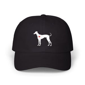 Greyhound Hat, Dog Lover Gift, Embroidered Greyhound Cap, Minimalist Dog Hat, Adjustable Dad Cap, Unisex Gift, Greyhound Dad, Mom Gift