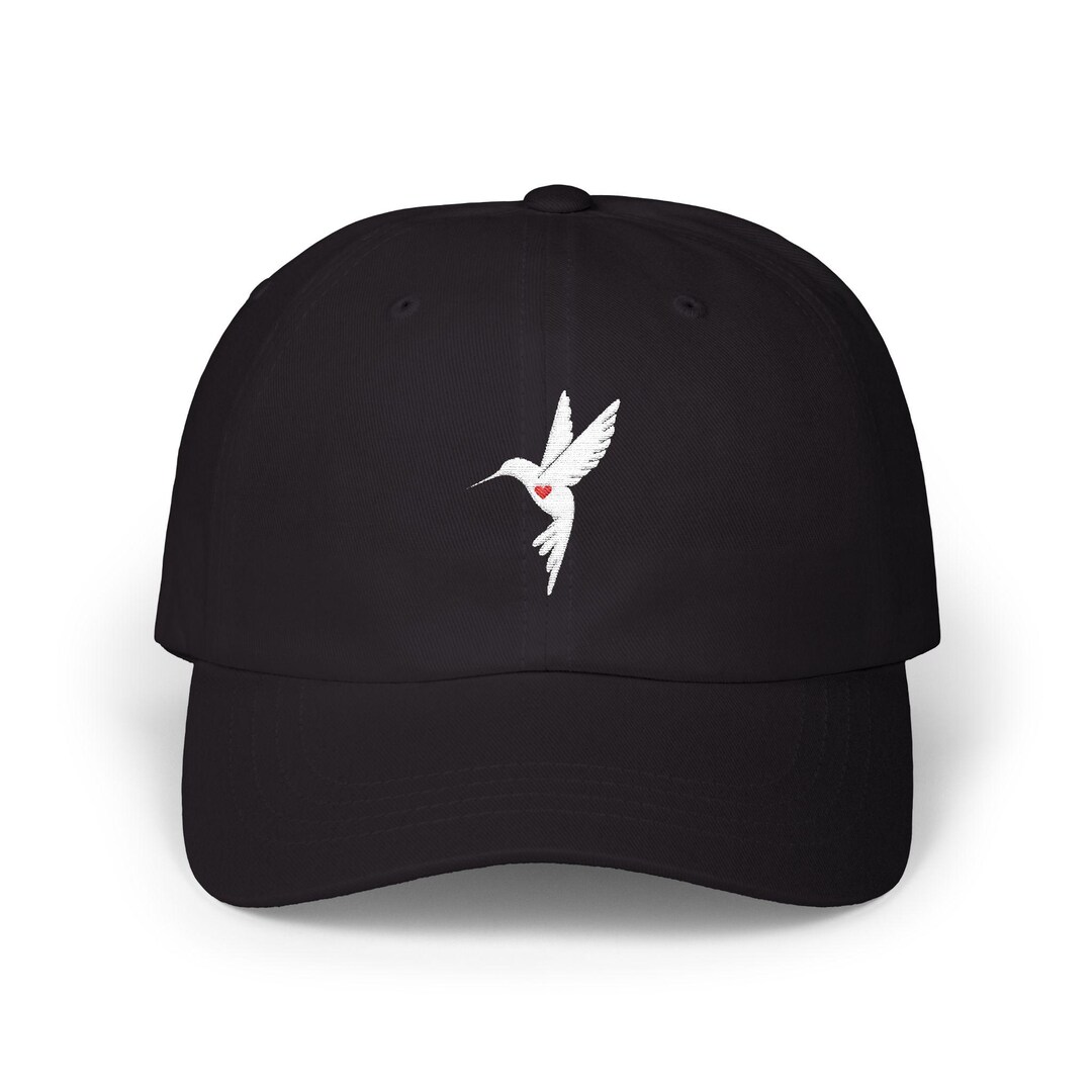 Embroidered Hummingbird Hat, Bird Lover Gift, Bird Enthusiast ...