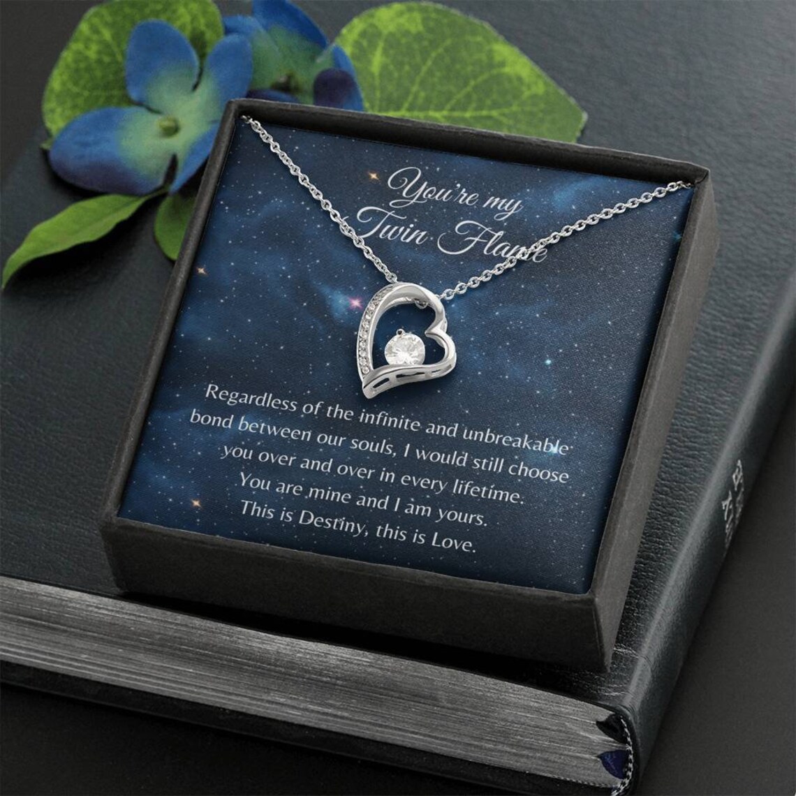 Twin Flame Gift Twin Flame Necklace Gift for My Twin Flame Etsy UK