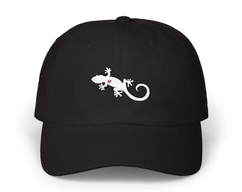 Gecko Gifts, Embroidered Hat: Cute Lizard Cap, Animal Lover Gift