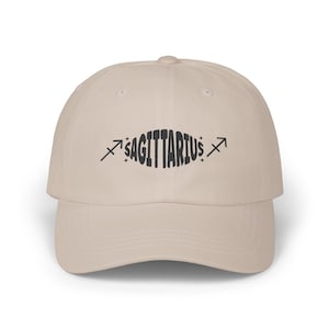 Sagittarius Zodiac Hat, Embroidered Sagittarius Cap, Astrology Gift for Him, November, December birthday,Sagittarius Sign Hat,Horoscope Gift