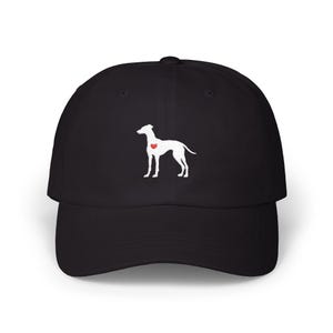 Whippet Hat, Dog Lover Gift, Embroidered Whippet Cap, Minimalist Dog Hat, Adjustable Dad Cap, Unisex Gift, Whippet Dad, Whippet Mom Gift