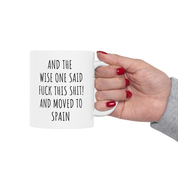 Moving To Spain Mug, Funny Relocation Gift