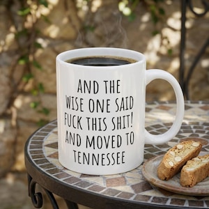 Moving to Tennessee, Tennessee Mug, Relocation Gift, Funny Moving Away Present, New Home, Coworker leaving