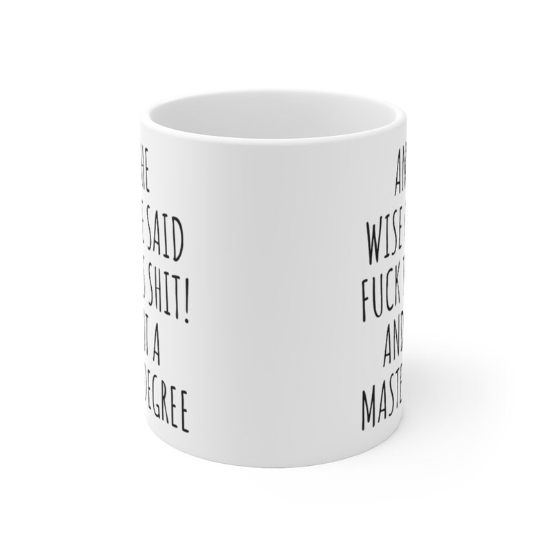Funny Masters Degree Graduation Mug Gift bild 2