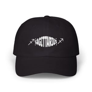 Sagittarius Zodiac Hat, Embroidered Sagittarius Cap, Astrology Gift for Him, November, December birthday,Sagittarius Sign Hat,Horoscope Gift