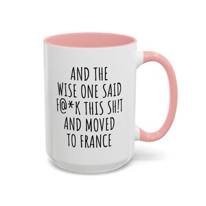 Moving to France Gift, Relocating to France Gift, Germany Mug, Co-worker relocation present, Moving away, France Gift, housewarming,censored