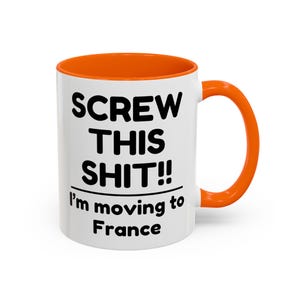 Cadeau déménagement en France, Mug France, Cadeau de départ, Pays de déménagement, Déménagement, Cadeau de déménagement amusant, Carte de déménagement, Déménagement, Paris France