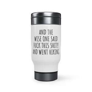 Hiking Gifts for men, For women, Hiking Mug, Campfire Mug, Camping Mug, Outdoor Hiking Gifts, Hiking gifts for couples, Travel Mug