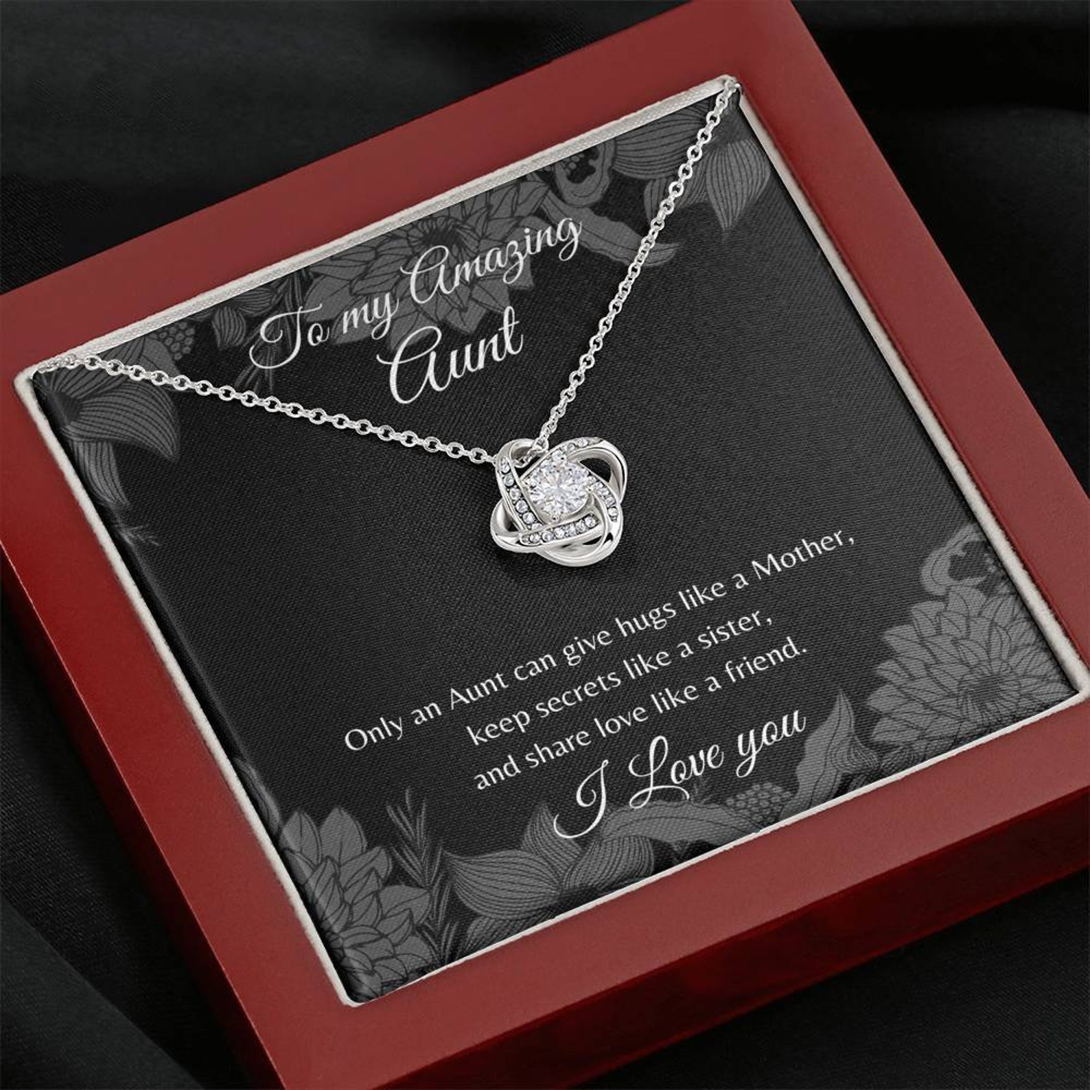 Tante Cadeau idee Cadeau voor tante Ketting Sieraden Tante Etsy