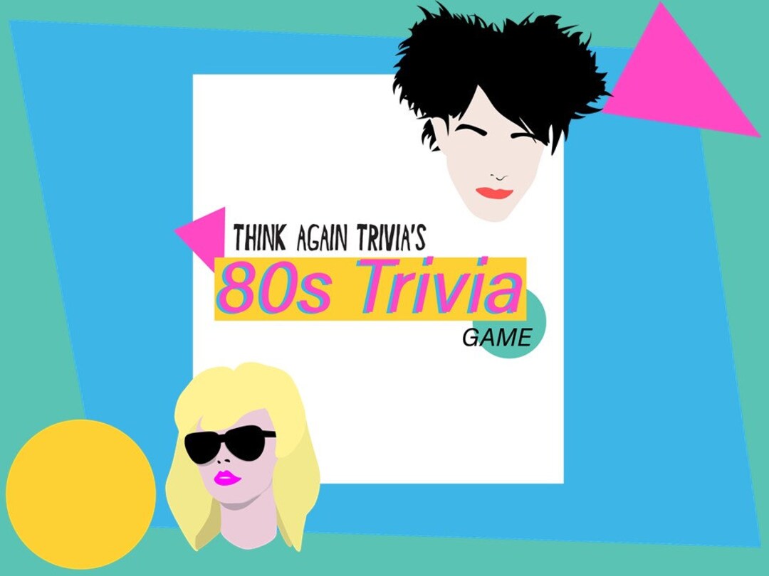 80s Trivia Game - Printable and Digital Versions - Etsy