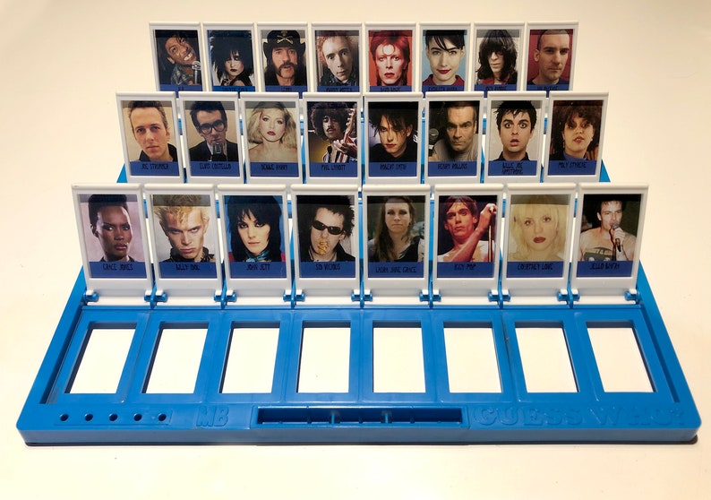 Punk Guess Who - Printable Game Pieces for Guess Who and Whoosit Board ...