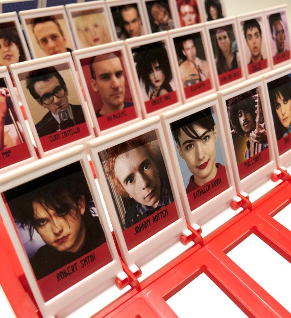 Punk Guess Who - Printable Game Pieces for Guess Who and Whoosit