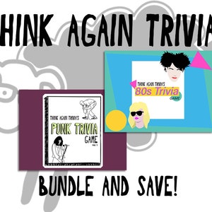 2 Trivia Game Combo - Printable and Digital Versions