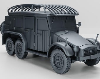 Bolt Action Battlegroup Krupp Protze L2 H-143 Funkkraftwagen Kfz.19 (Germany, WW2) Various Scales