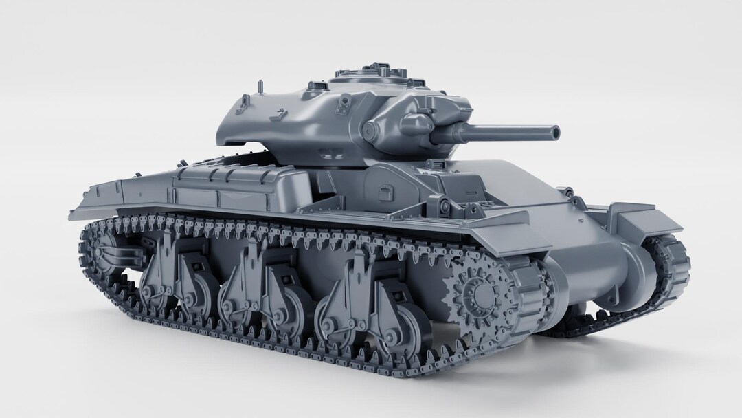 Australian AC3 Sentinel Thunderbolt Tank Model, 3D Printed Resin WWII ...