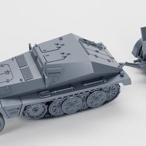 Sd.Kfz.252 Leichte Gepanzerte + trailer ( Germany, WW2)  – 3D Printed WWII Model – 28mm / 1:56 Scale for BA & Tabletop Wargames