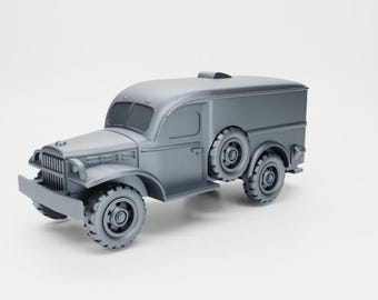 ダッジ WC-54 救急車、模型キット：第二次世界大戦時のアメリカ軍
