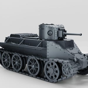 Bolt Action Battlegroup Light Tank BT-2 (USSR)(Soviet, WW2) Various Scales