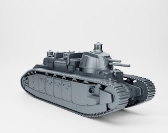 WWII French Char 2C Tank Various Scales Historical Wargaming (US