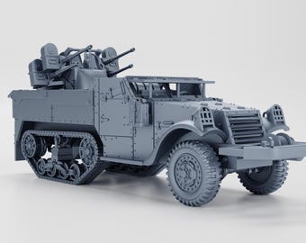 Battlegroup Half-track M3 “Quad 50” (USA, WW2) Various Scales BA