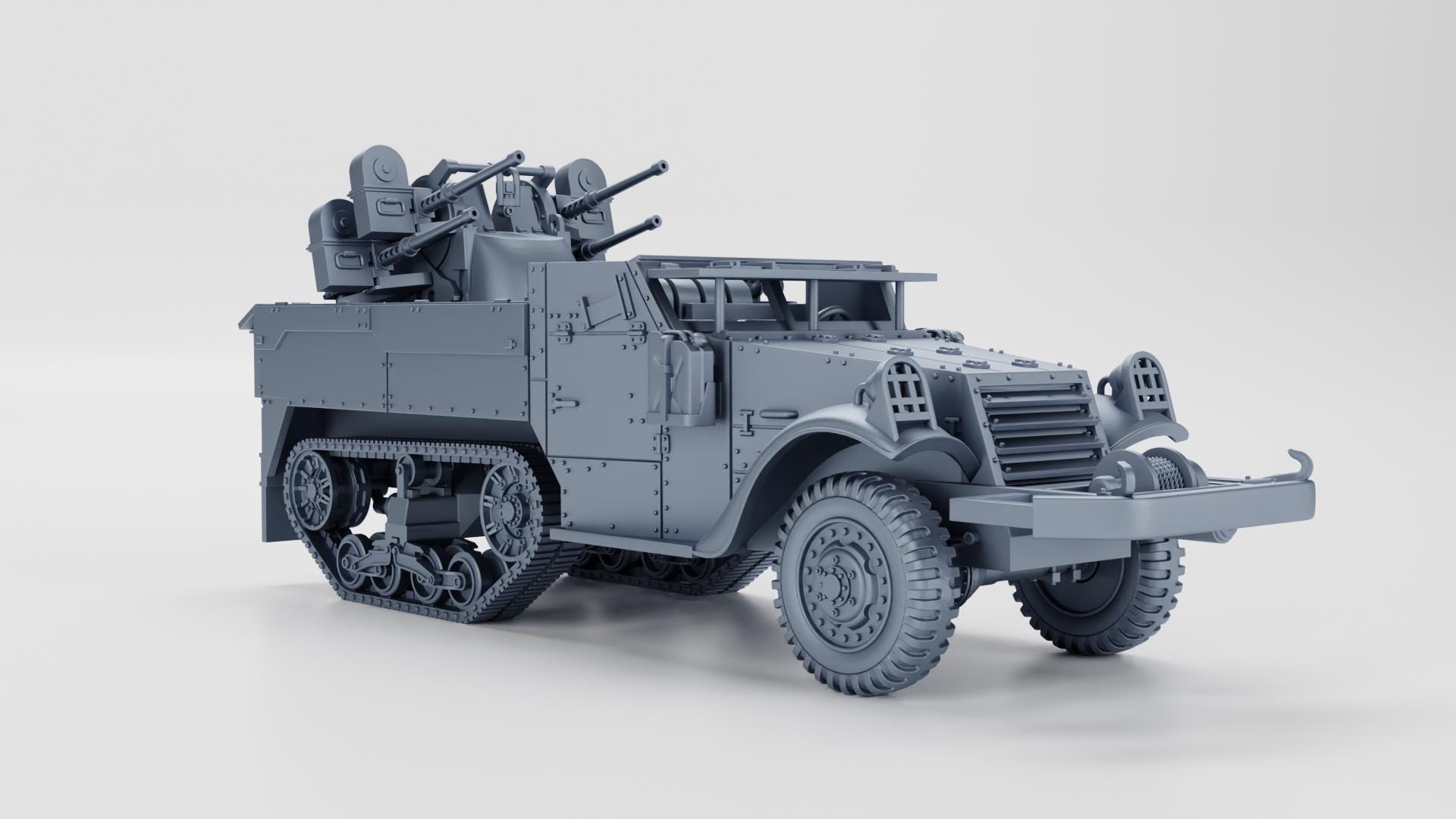 Solido 1/50, Half Track M3 obusier 105mm US WW2, Très Bon
