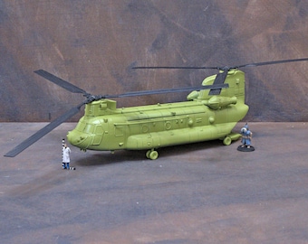 Boeing CH-47 Chinook with playable Interior (US,Ww2) Wargaming Terrain PLA Print