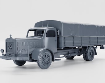 Mercedes-Benz L6500 (Germany, WW2)– 3D Printed Resin Miniature | Highly Detailed WWII Vehicle | Multiple Scales (1/72, 1/56, 1/48, 1/35)