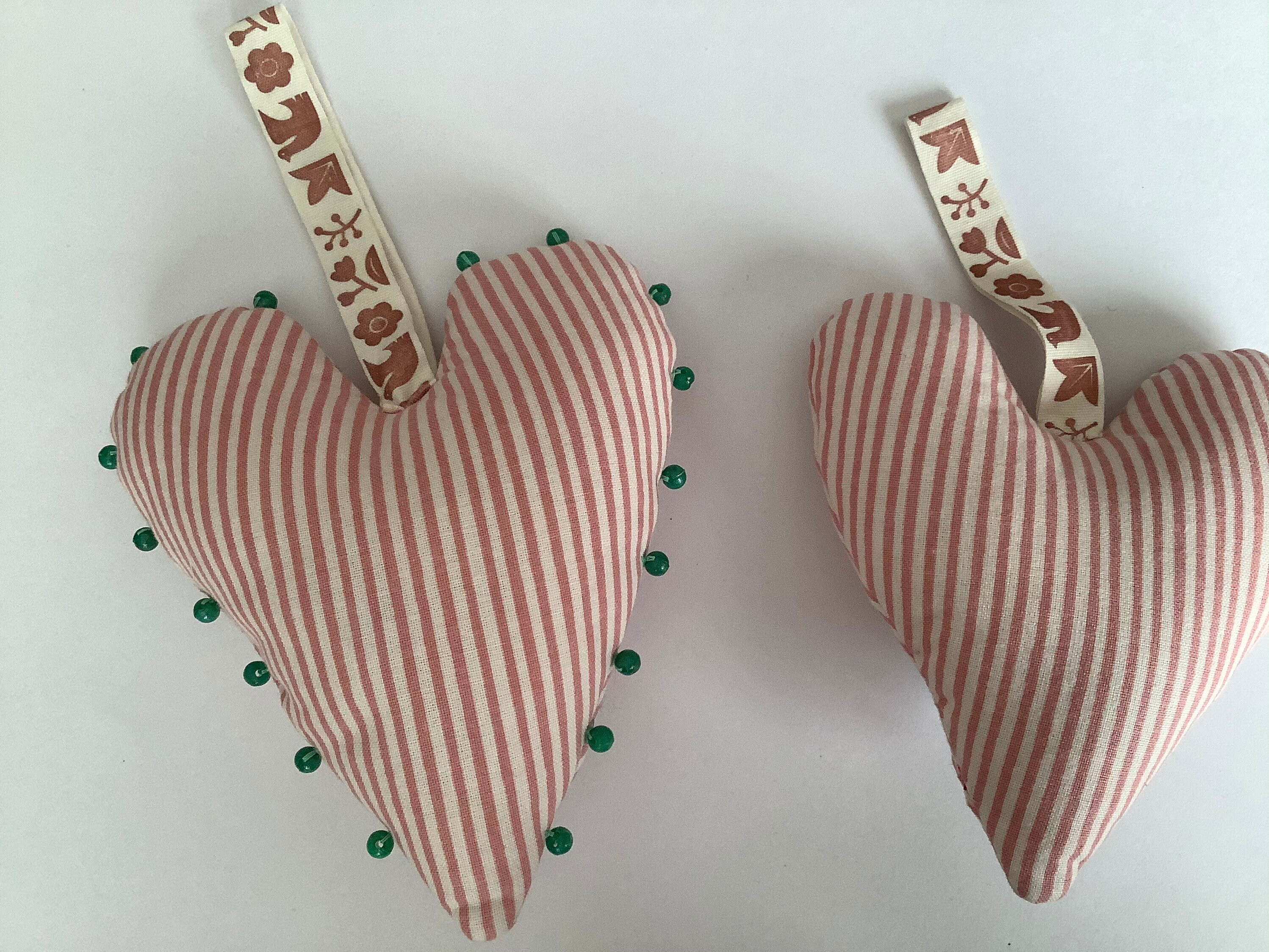 Handmade heart shaped pin cushions Etsy