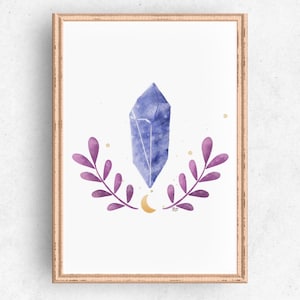 Impressão de arte celestial I Download digital, para imprimir para casa, DIN A4 e cartão postal, imprimíveis para casa, decoração de parede, presente