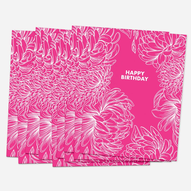Happy Birthday Card Best Friend Birthday Card Mom Birthday Card Sister Birthday Card Compostable Eco-Friendly Birthday Gifts for Her image 3