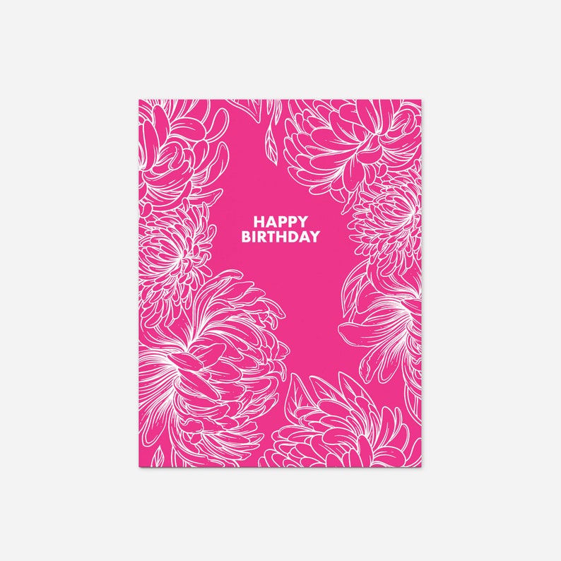 Happy Birthday Card Best Friend Birthday Card Mom Birthday Card Sister Birthday Card Compostable Eco-Friendly Birthday Gifts for Her image 2