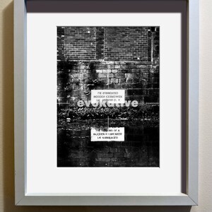 Framed Armley Canal Hidden Icebreaker Print | Leeds Yorkshire | Black & White Urban Landscape Photography | Urban Decay | Wall Art