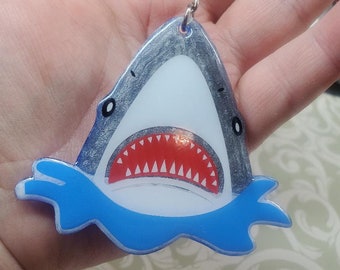 CLEARANCE Shark Keychain